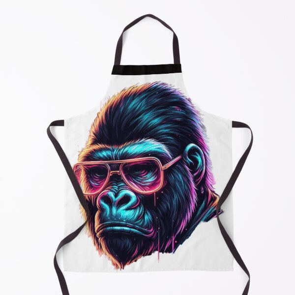 Item preview, colorful gorilla designed and sold by OVXIO.
