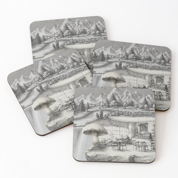 Item preview, Espresso Under the Snowcapped Peaks designed and sold by Siemer Production Company.