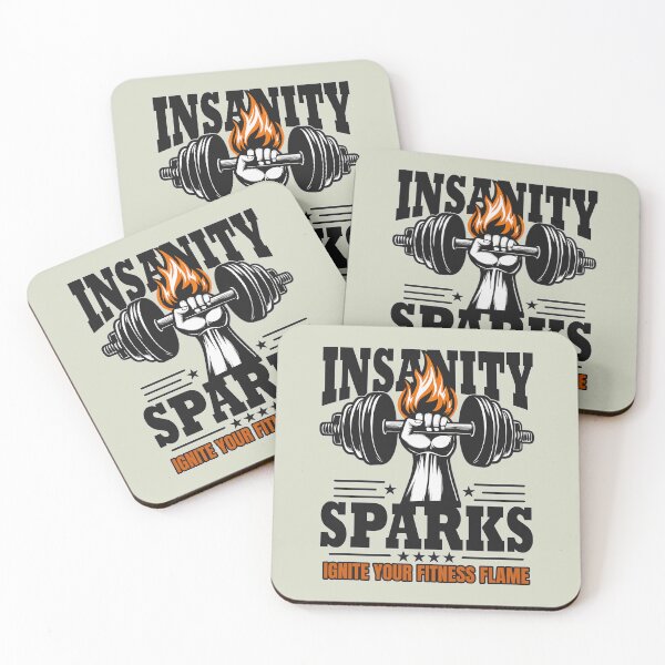 Item preview, Insanity Sparks, Ignite Your Fitness Flame: Workout Graphic designed and sold by Daqomm.