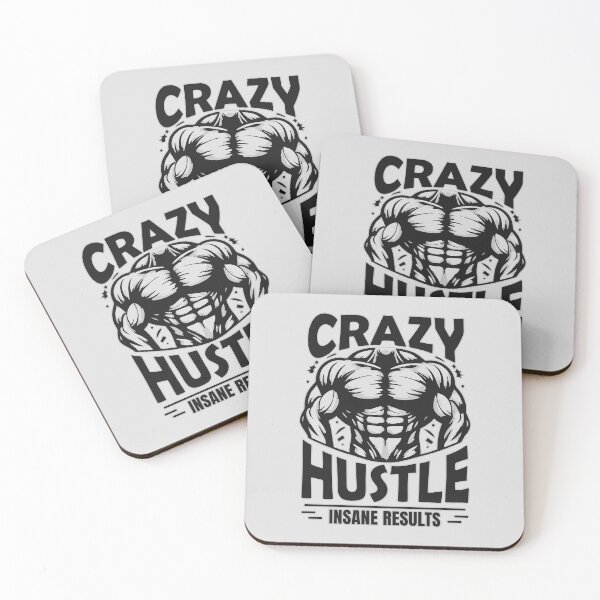 Aperçu de l'œuvre Crazy Hustle, résultats insensés : entraînement de folie pour bodybuilder créée et vendue par Daqomm.