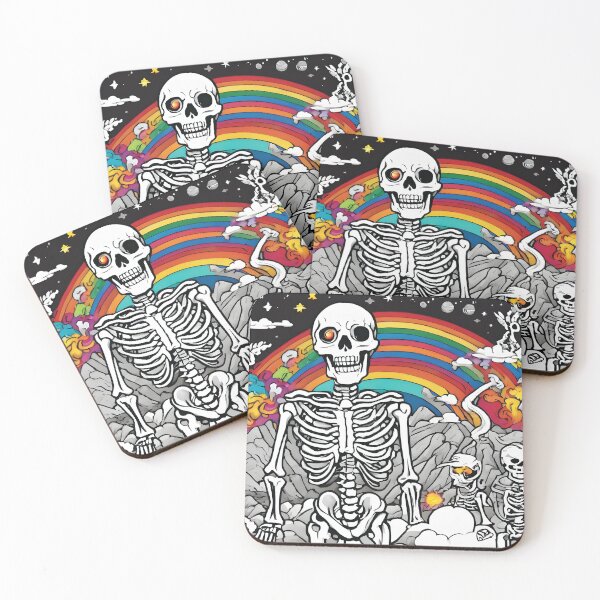 Item preview, Space Rainbow Skeletons designed and sold by Ashley's Art Shoppe.
