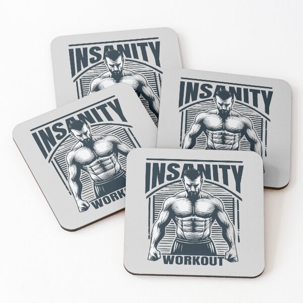 Item preview, Insanity Workout - Muscle Training With Fitness Sayings designed and sold by Daqomm.