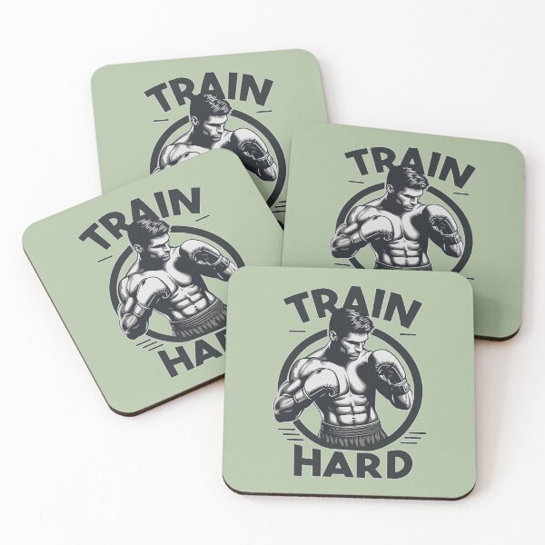 Item preview, Train Hard - Vintage Boxing Workout Exercise Graphic designed and sold by Daqomm.