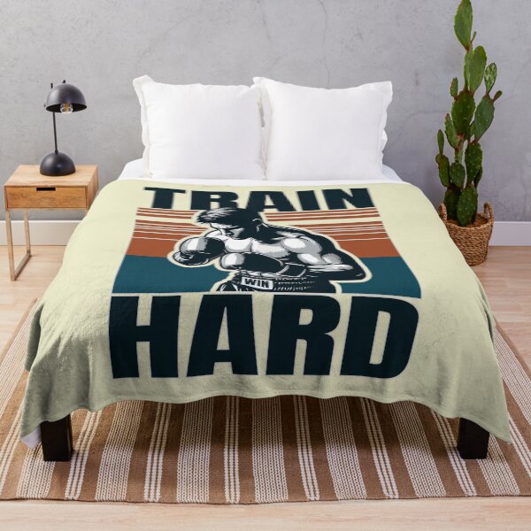 Item preview, Train Hard - Retro Boxing Workout Exercise Graphic designed and sold by Daqomm.