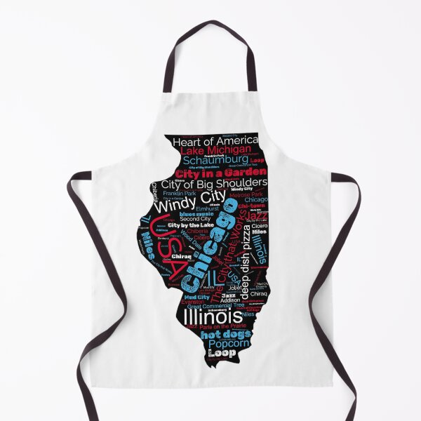 Item preview, Chicago Essence for Chicago Lovers - Illinois Map & Windy City Typography designed and sold by Kubala.