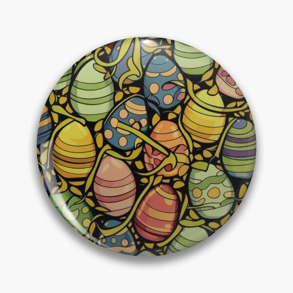 Item preview, Colorful Easter Decorative Eggs Seamless Pattern designed and sold by Vicky021.