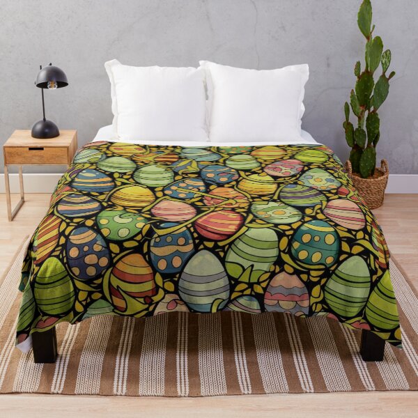 Item preview, Colorful Easter Decorative Eggs Seamless Pattern designed and sold by Vicky021.