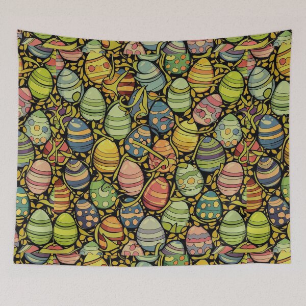 Item preview, Colorful Easter Decorative Eggs Seamless Pattern designed and sold by Vicky021.