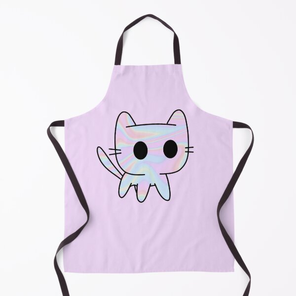Item preview, Startled Holographic cat designed and sold by Cre8iveCat.