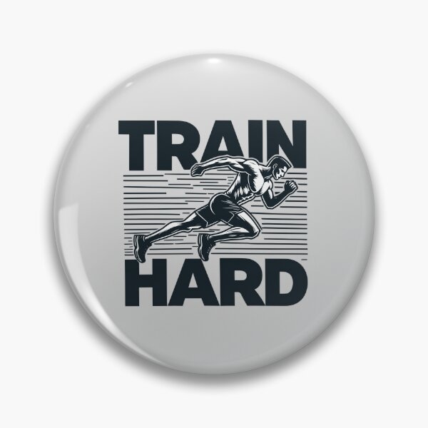 Item preview, Train Hard: Vintage Running Workout Men With Muscle designed and sold by Daqomm.