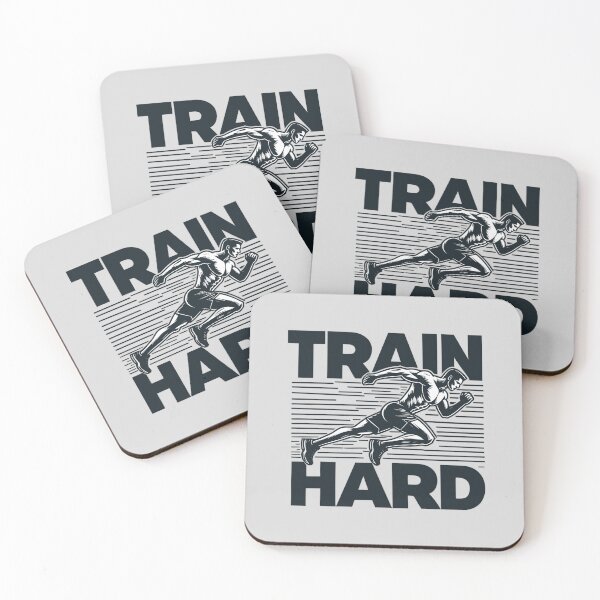 Item preview, Train Hard: Vintage Running Workout Men With Muscle designed and sold by Daqomm.