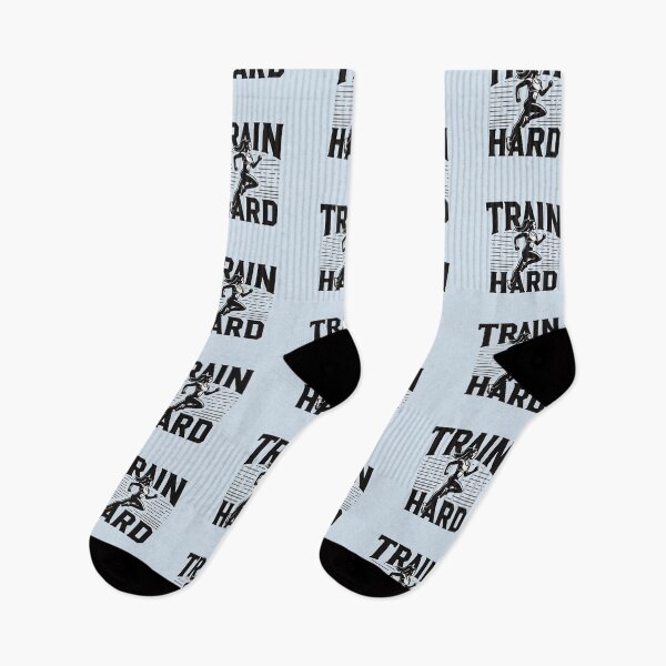 Item preview, Train Hard: Vintage Running Workout Woman With Sayings designed and sold by Daqomm.