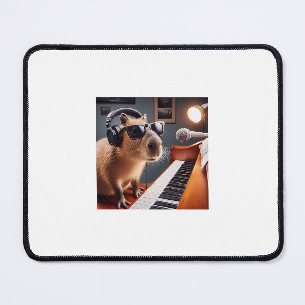 Item preview, Capy the Serious Music Producer1 designed and sold by Capybara Art Lover.