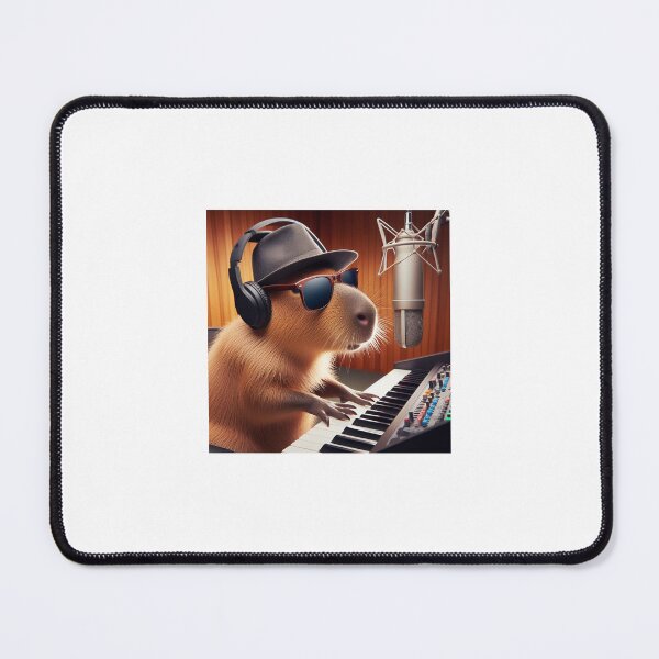 Item preview, Capy the Serious Music Producer2 designed and sold by Capybara Art Lover.