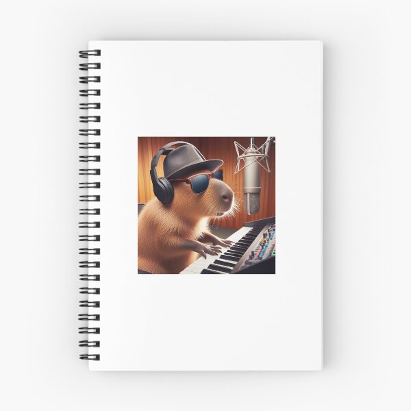 Item preview, Capy the Serious Music Producer2 designed and sold by Capybara Art Lover.