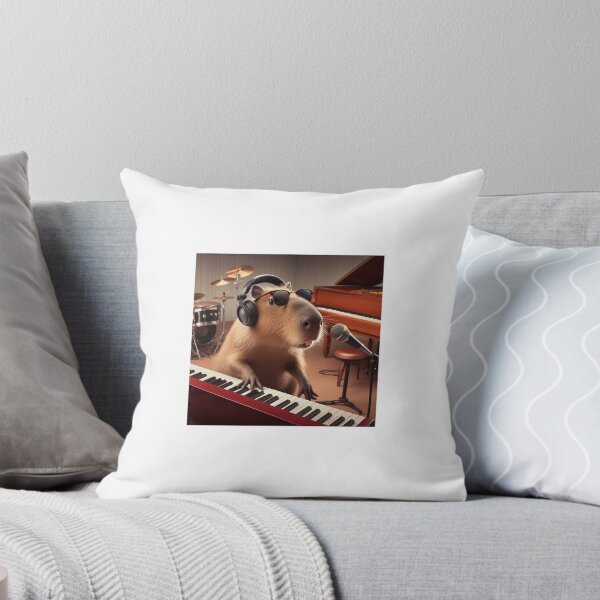 Item preview, Capy the Serious Music Producer3 designed and sold by Capybara Art Lover.