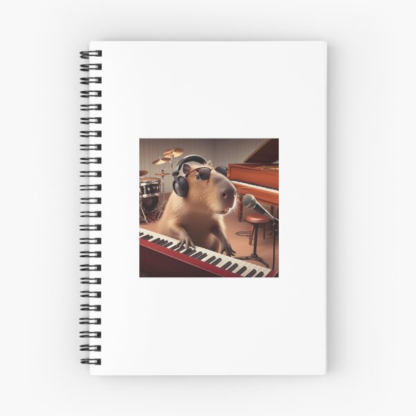 Item preview, Capy the Serious Music Producer3 designed and sold by Capybara Art Lover.