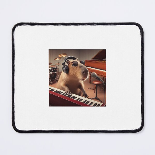 Item preview, Capy the Serious Music Producer3 designed and sold by Capybara Art Lover.