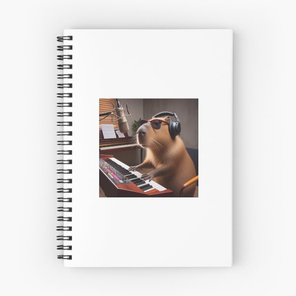 Item preview, Capy the Serious Music Producer4 designed and sold by Capybara Art Lover.
