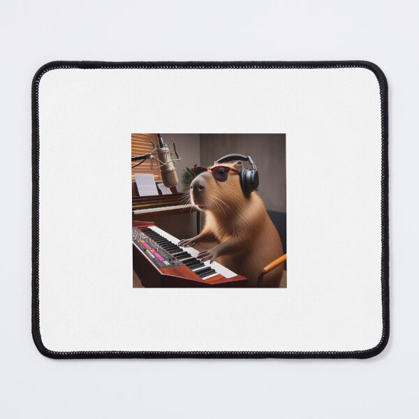 Item preview, Capy the Serious Music Producer4 designed and sold by Capybara Art Lover.