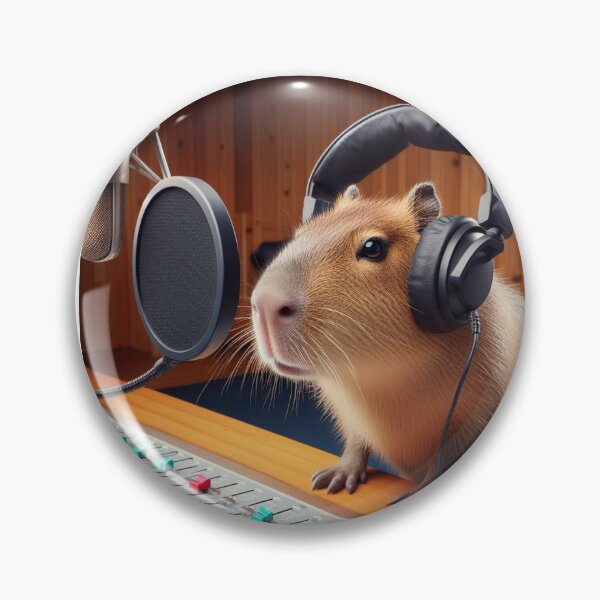 Item preview, Capy the Serious Music Producer5 designed and sold by Capybara Art Lover.
