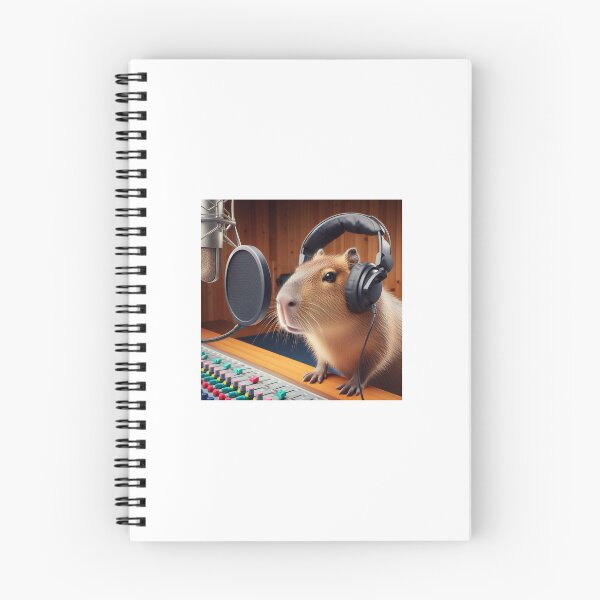 Item preview, Capy the Serious Music Producer5 designed and sold by Capybara Art Lover.