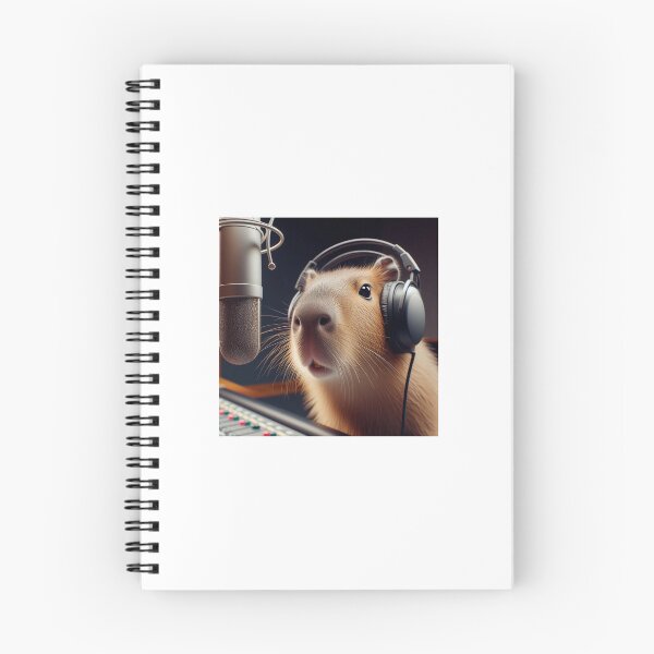 Item preview, Capy the Serious Music Producer6 designed and sold by Capybara Art Lover.