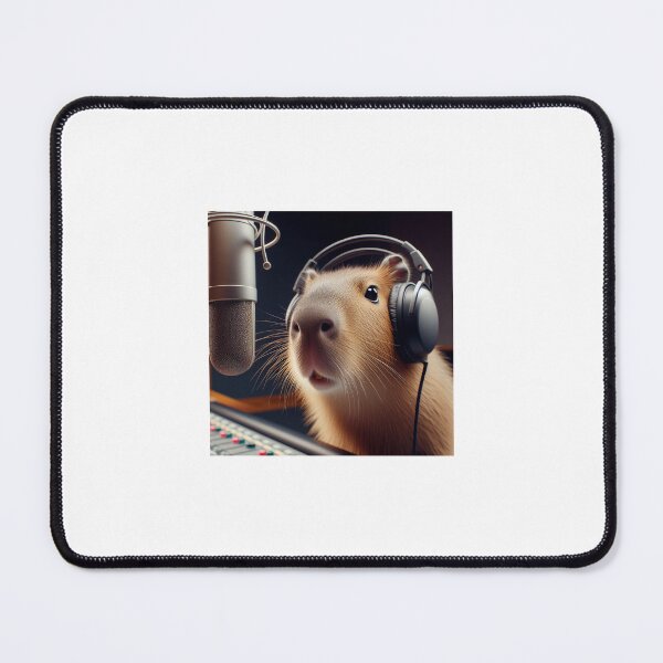 Item preview, Capy the Serious Music Producer6 designed and sold by Capybara Art Lover.