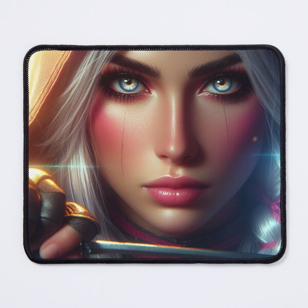 Item preview, Enigmatic Warrioress: A Vision of Focus and Light designed and sold by PyxolrStudio.