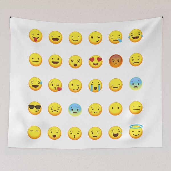 Artikelvorschau, Emoji-Smiley-Set entworfen und verkauft von PineLemon.