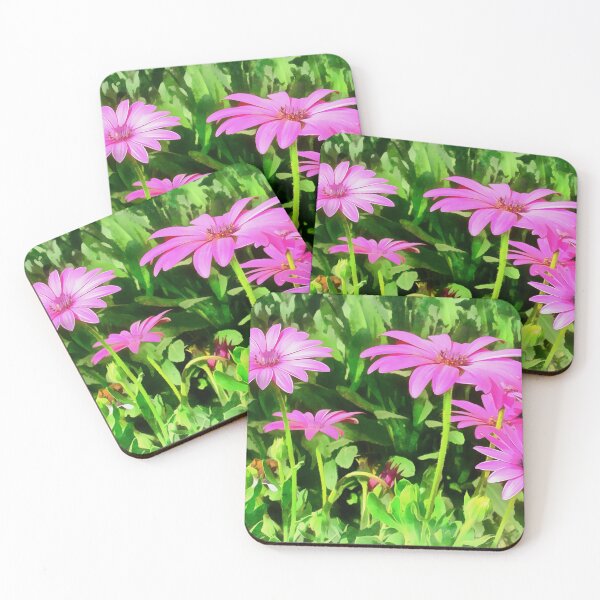 Item preview, Magenta Africa Daisies Artistic Study designed and sold by taiche.