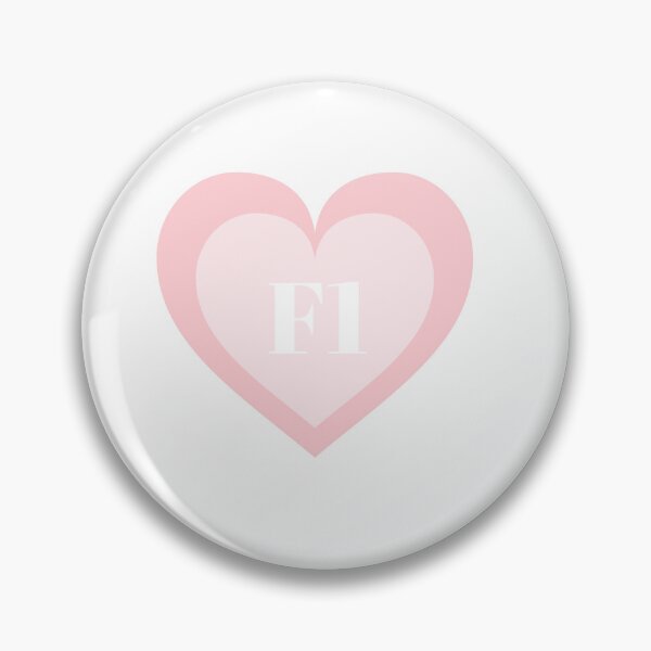 Item preview, F1 heart design  designed and sold by TheGrandShopp.