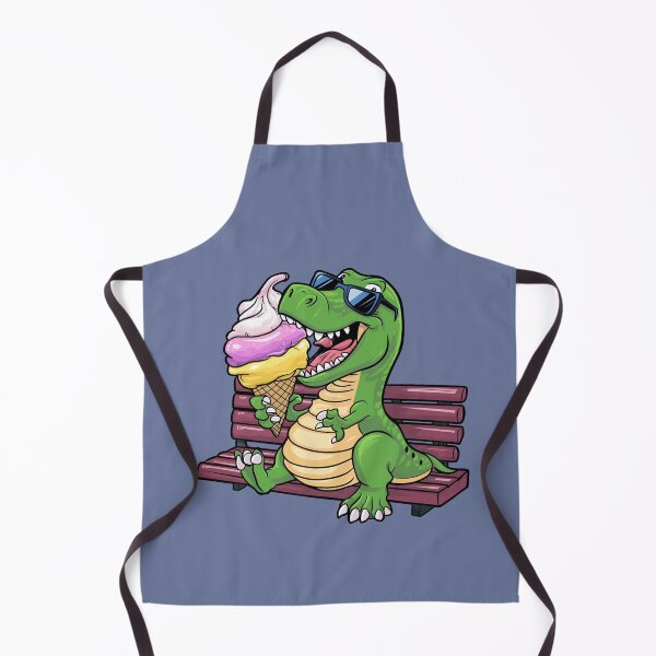 Item preview, The darkest dinosaur plays with ice cream. designed and sold by winaidigidesign.
