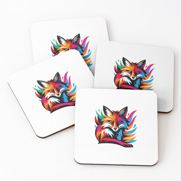 Item preview, Foxy Colorful Fox designed and sold by luckyredskittle.