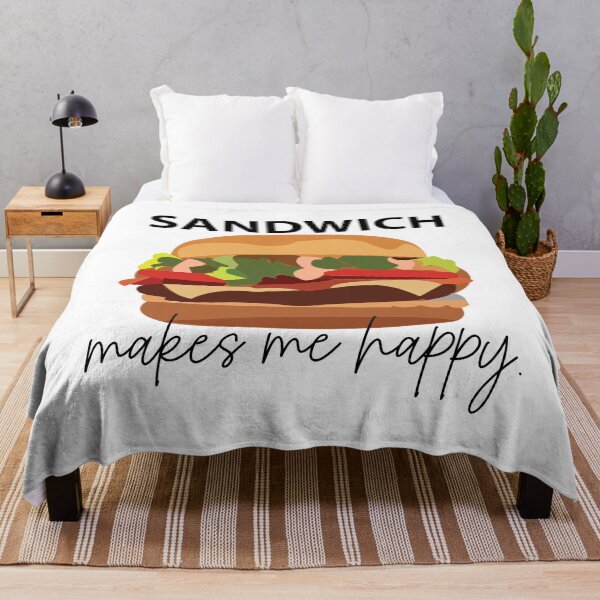 Item preview, Sandwich Makes Me Happy designed and sold by Nisha Prabhu.