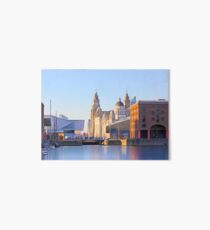Albert Dock And the 3 Graces Art Board Print