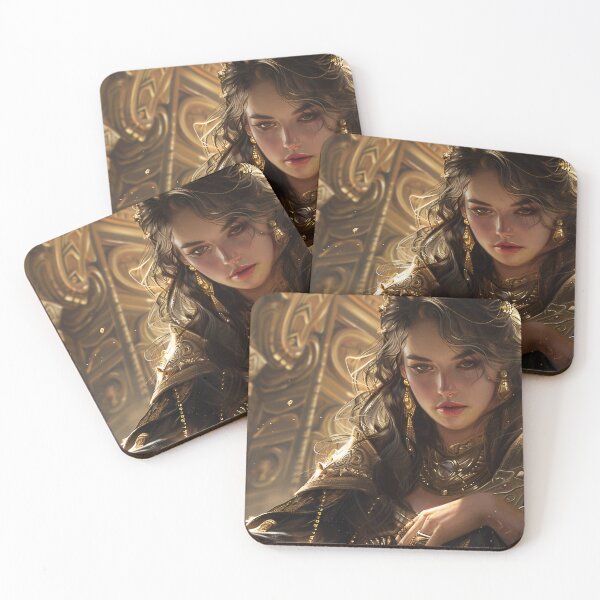 Item preview, Golden Elegance in Timeless Halls designed and sold by oanaunciuleanu.