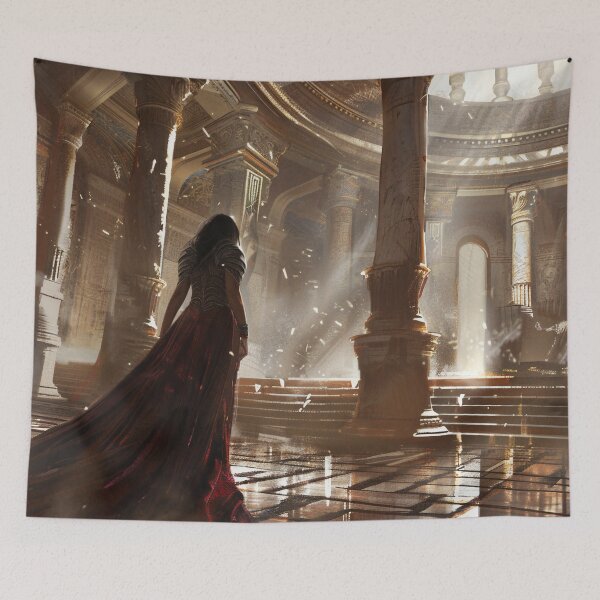 Item preview, Golden Elegance in Timeless Halls designed and sold by oanaunciuleanu.
