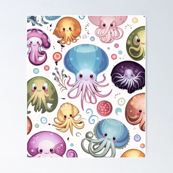 Item preview, Colorful Cephalopod Armed beauty designed and sold by DunuStore.