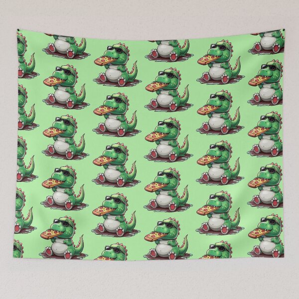 Item preview, Baby Dinosaur's Cute Pizza designed and sold by winaidigidesign.
