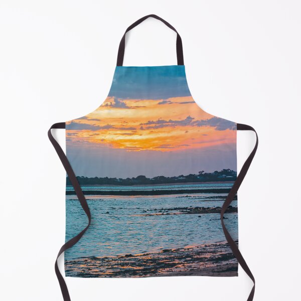 Item preview, Sun is setting on the horizon of San Remo Beach designed and sold by AdventureUnlockedCo.