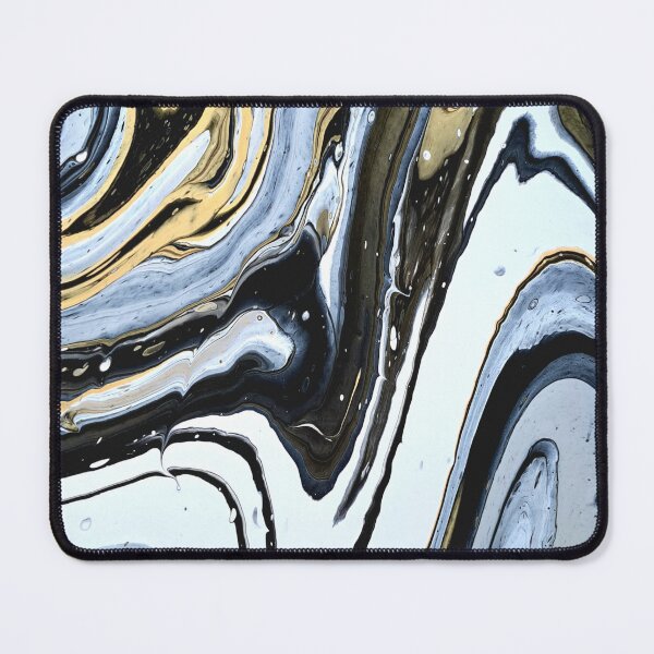 Item preview, Fluid Art Psychodelic White And Black by MaNa Classic T-shirt designed and sold by MAGness.