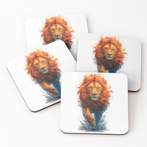 Item preview, Regal Lion, Watercolor Art, Big Five African Wildlife designed and sold by IcebearDesign.