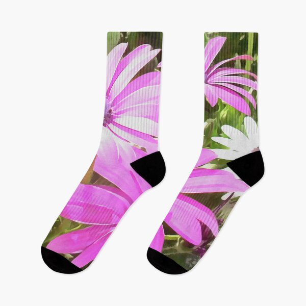 Item preview, Purple And Pink Tropical Daisy Flowers designed and sold by taiche.
