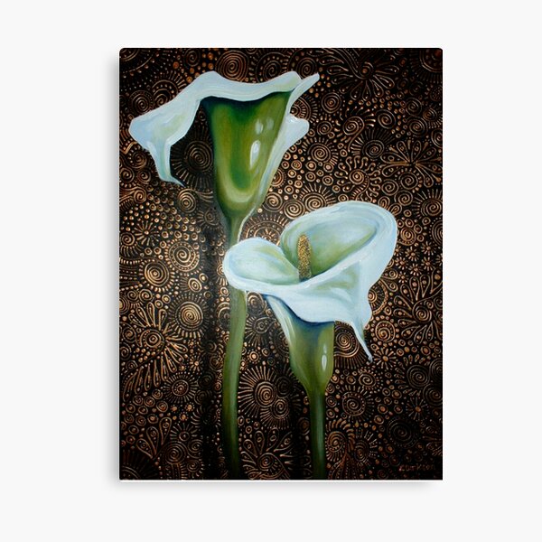 Arum Lilies Canvas Print
