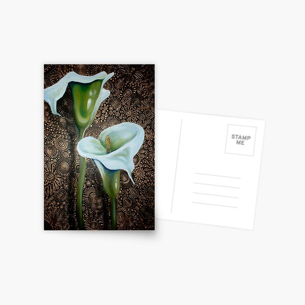 Arum Lilies Postcard