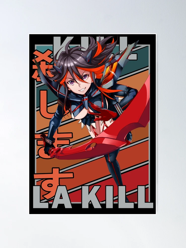 KILL la KILL × GEEKS PRINTING POSTER KILL la KILL × GEEKS RULE NEO SILKSCREEN PRINTING POSTER