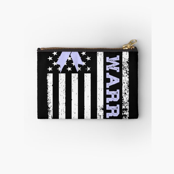Item preview, IBS Warrior Irritable Bowel Syndrome Awareness Periwinkle Ribbon Flag designed and sold by stylesip.