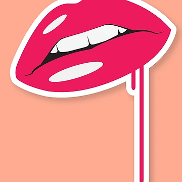 Aperçu de l'œuvre Lèvres Rouges Pop Art de Alphaproject