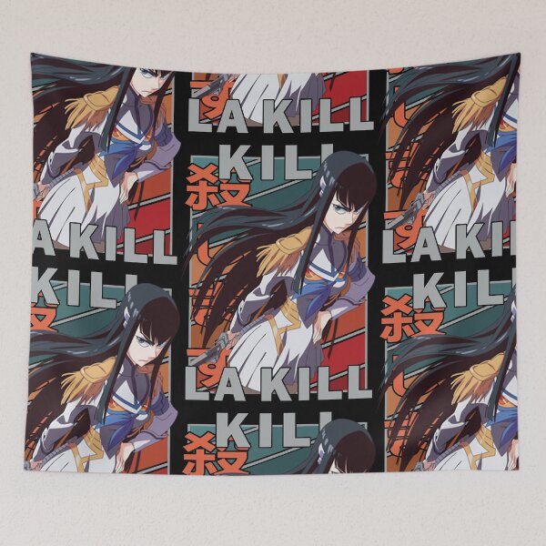 Item preview, Satsuki Kiryuin Kill la Kill Retro Stripe Design designed and sold by Wafusaurus.